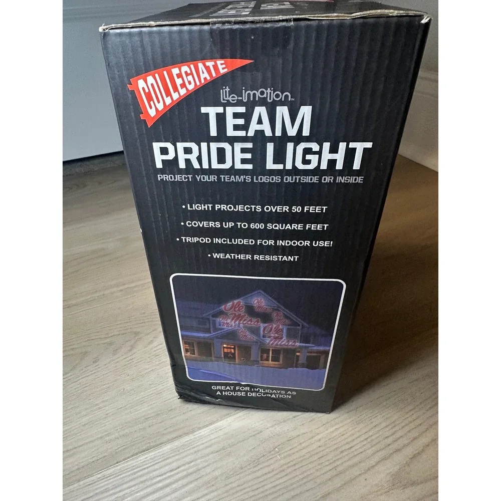 Ole Miss Rebels Lite-Imation Collegiate Team Pride LED‎ Projector Light Outdoor